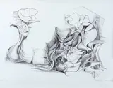 Roberto Burle Marx, Erotica II, 1985, litrogravura