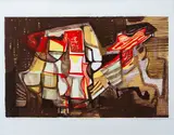 Roberto Burle Marx, Os Nós do Bambu, 1987, litogravura