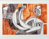 Roberto Burle Marx, Jurema, 1987, litogravura sobre papel