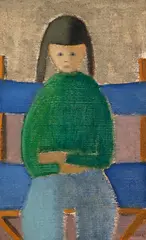 Katia Ianelli - Menina by Thomaz Ianelli, óleo sobre tela, offered Nov 2019