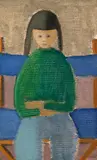 Thomaz Ianelli, Katia Ianelli - Menina, óleo sobre tela