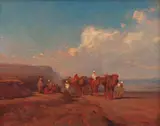Cena Árabe by Dario Mecatti, óleo sobre tela, offered Nov 2019