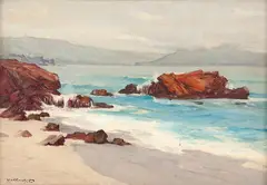 Marinha by Paulo Valle Junior, óleo sobre tela, offered Nov 2019