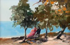 Sem Título by Jenner Augusto, 1980, óleo sobre tela, offered Nov 2019