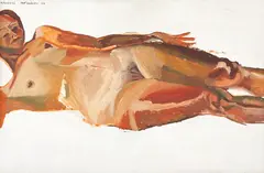 Modelo by José Claudio, 1977, óleo sobre placa, offered Nov 2019