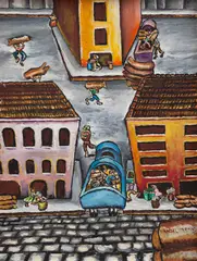 Sem Título by Manuel Martins, óleo sobre tela, offered Nov 2019
