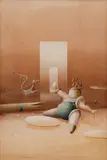Roni Brandão, Guardiã da Vida, 1980, óleo sobre tela