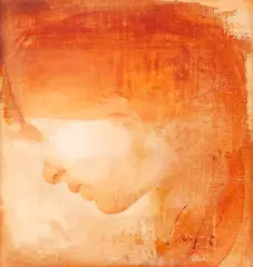 Estudo de Cabeça em Siena - Paula by Carlos Araujo, 1994, óleo sobre tela colada em madeira, offered Nov 2019