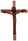 Mestre Dezinho, Cristo, 1986, escultura em madeira
