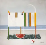 Gustavo Rosa, Sem Título, 1985, óleo sobre tela