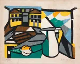 Aldo Bonadei, Sem Título, 1971, xilogravura sobre papel