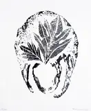 Frans Krajcberg, Folhas, 2003, xilogravura