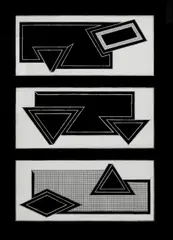 Black Stack by Frank Stella, 1970, litogravura sobre papel, offered Nov 2019