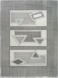 Frank Stella, Grid Stack, 1970, litogravura sobre papel