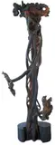 Frans Krajcberg, Sem Título, escultura em madeira policromada