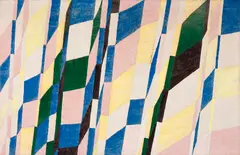 Sem Título by Alfredo Volpi, têmpera sobre tela, offered Nov 2019