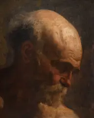Eliseu Visconti, Cabeça de Homem, óleo sobre cartão