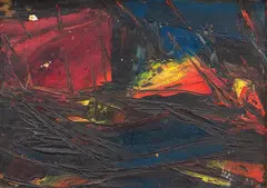 Abstrato by Wega Nery, óleo sobre tela, offered Nov 2019