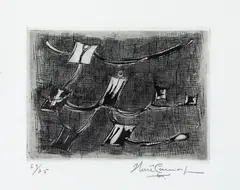 Sem Título by Iberê Camargo, 1965, gravura em metal sobre papel, offered Oct 2019