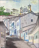 Yasuichi Kojima, Ouro Preto, 2005, óleo sobre tela