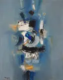 Benjamin Silva, Sem Título, 1960, óleo sobre tela