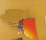 Kenji Fukuda, Abstrato, óleo sobre tela