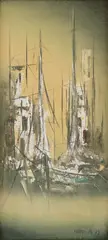 Barco by Antony Pe, 1972, óleo sobre tela, offered Oct 2019