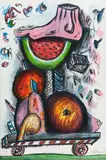 Antonio Henrique Amaral, Objetos, litografia sobre papel