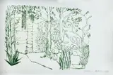 Aldemir Martins, Floresta, 1968, litografia sobre papel