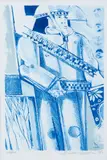 Aldemir Martins, Cangaceiro, 1980, litografia sobre papel