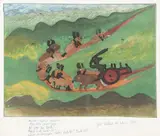 José Antônio da Silva, Boiada, 1979, gravura em metal sobre papel