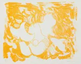 Milton Dacosta, Mulher, 1967, litografia sobre papel