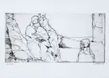 Karl Plattner, Figuras, 1966, gravura em metal sobre papel