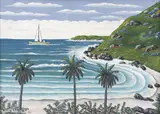 Agostinho Batista de Freitas, Praia com Veleiro