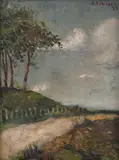 Paisagem by Aldo Bonadei, 1927, óleo sobre tela, offered Oct 2019