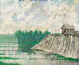 Moacir Andrade, Paisagem, 1982, óleo sobre tela