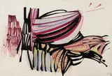 Fernando Lemos, Composição, 1954, técnica mista sobre papel