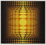 Sem Título by Victor Vasarely, serigrafia sobre papel, offered Oct 2019