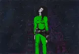 Sérgio Romagnolo, Mulher de Verde, óleo sobre tela