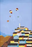 Manezinho Araújo, Paisagem com Pipas, 1982, óleo sobre tela