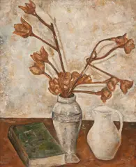 Vaso de Flores by None Andrade, óleo sobre tela, offered Oct 2019