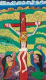 Cristo by José Antônio da Silva, 1989, óleo sobre tela, offered Oct 2019