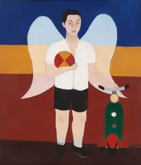 Anjo by Djanira da Motta e Silva, 1959, óleo sobre tela, offered Oct 2019