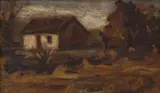 Alfredo Volpi, Primeira Impressão do Canindé, óleo sobre madeira
