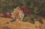Flores by Aldo Bonadei, 1978, óleo sobre placa, offered Oct 2019