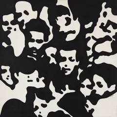 Multidão by Claudio Tozzi, 1968, acrílica sobre madeira, offered Oct 2019