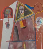 Herança by Gessiron Alves Franco, técnica mista sobre tela, offered Oct 2019