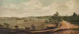 Antônio Parreiras, Barcos em Paquetá, 1897, óleo sobre tela