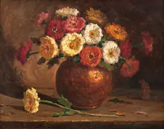 Flores by Guerino Grosso, 1952, óleo sobre tela, offered Aug 2019