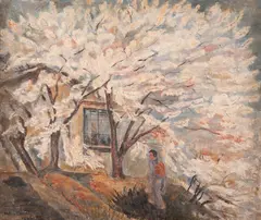 Paisagem by Helena P.s. Ohashi, óleo sobre tela, offered Aug 2019